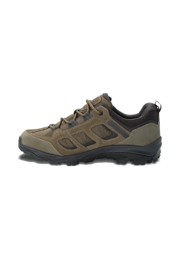 Khaki Men Jack Wolfskin Vojo 3 Texapore Low Hiking Shoes | 39990952