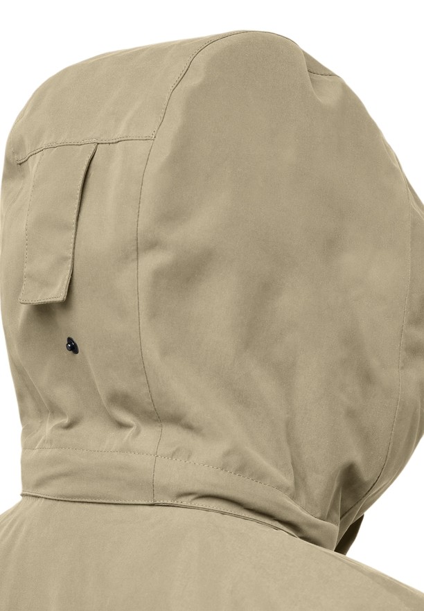 Khaki Women Jack Wolfskin Baylight 3in1 Coats | 94918577