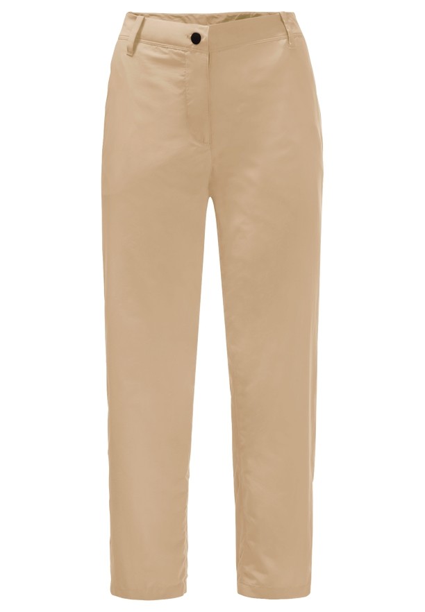 Khaki Women Jack Wolfskin Kalahari 7/8 Pants | 97756230