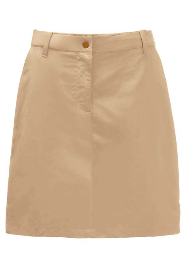 Khaki Women Jack Wolfskin Kalahari Skorts | 28278616