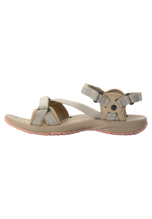 Khaki Women Jack Wolfskin Lakewood Ride Sandals | 24469033