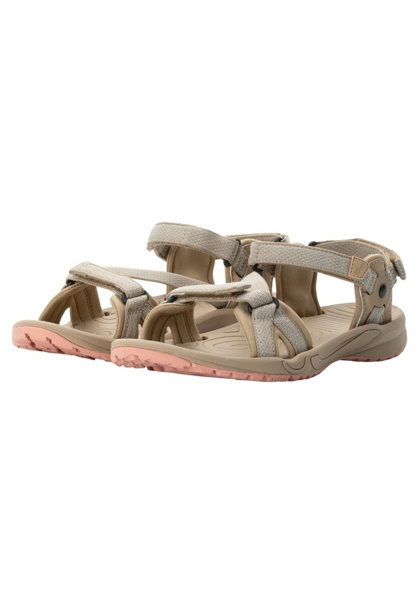 Khaki Women Jack Wolfskin Lakewood Ride Sandals | 24469033