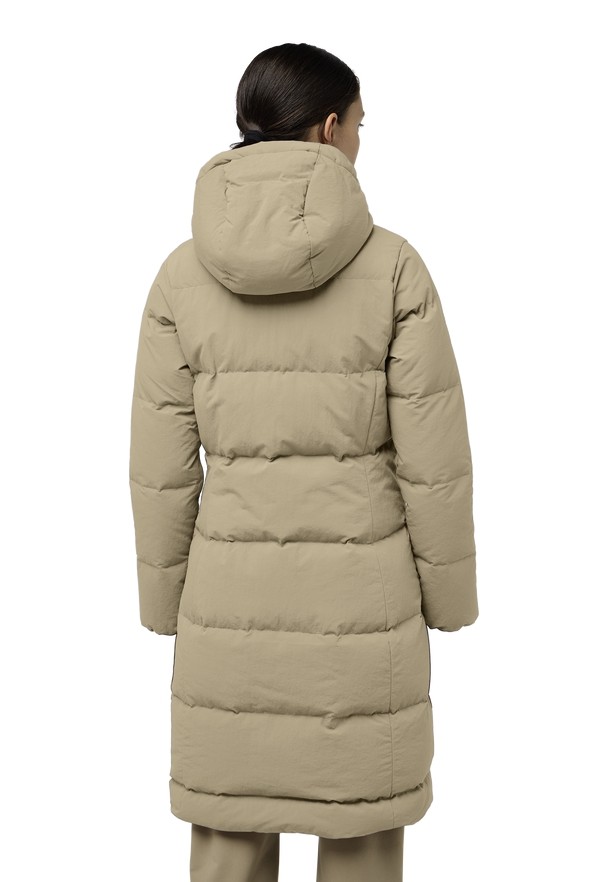 Khaki Women Jack Wolfskin Nordlicht Down Coats | 32947007