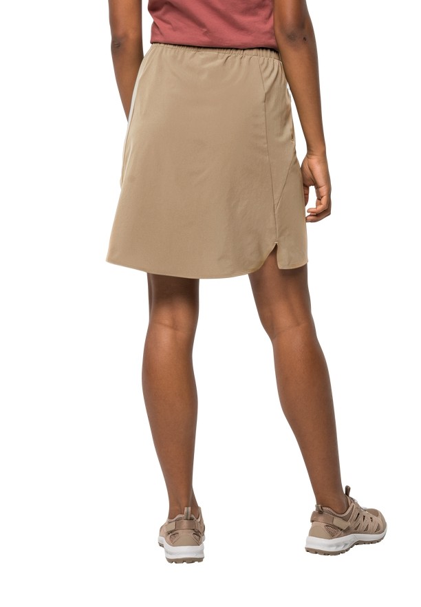 Khaki Women Jack Wolfskin Sonora Skirts | 13442408
