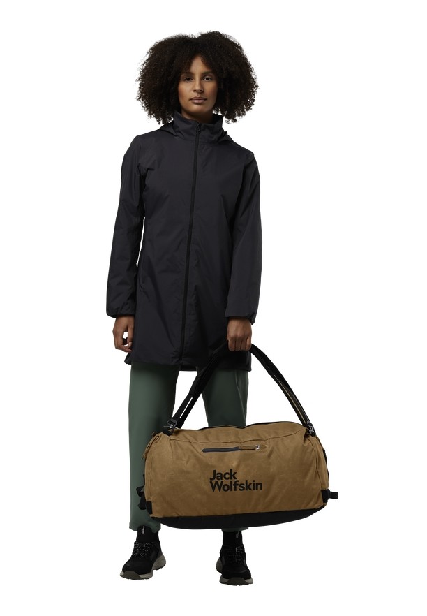 Khaki Women Jack Wolfskin Traveltopia 45 Duffle Bags | 79375037