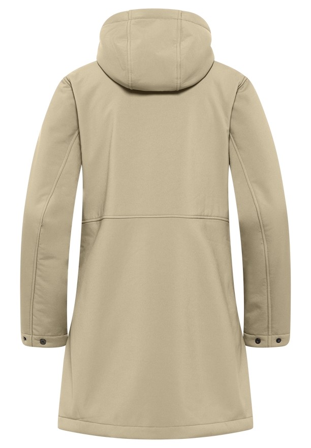 Khaki Women Jack Wolfskin Windland Softshell Jackets | 12818283