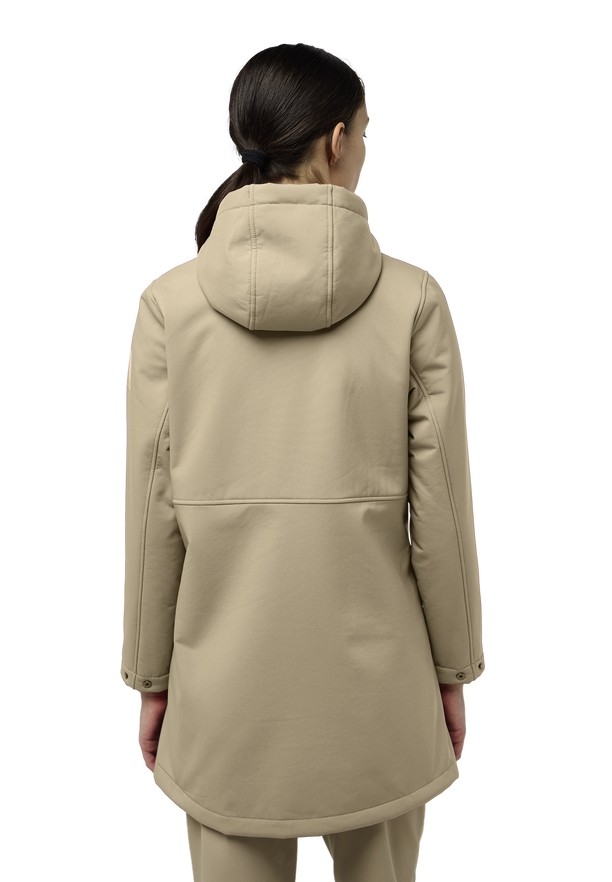Khaki Women Jack Wolfskin Windland Softshell Jackets | 12818283