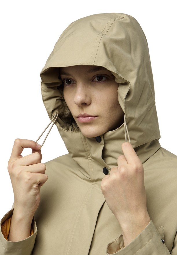 Khaki Women Jack Wolfskin Wintertor Coats | 16883106