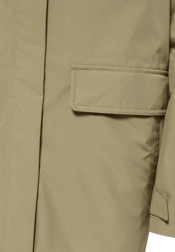 Khaki Women Jack Wolfskin Wintertor Coats | 16883106