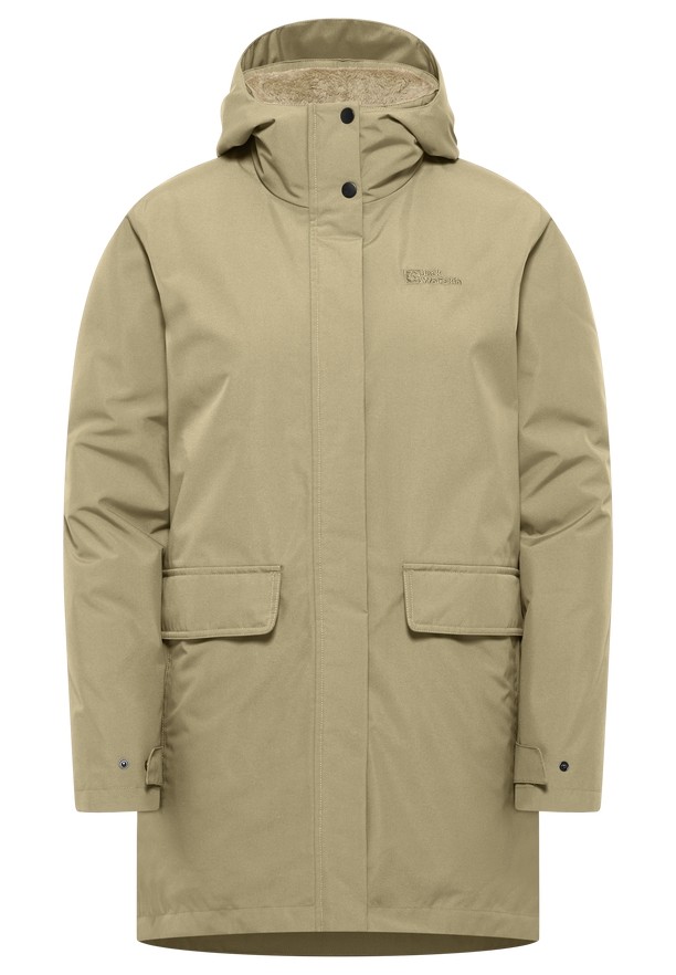 Khaki Women Jack Wolfskin Wintertor Coats | 16883106
