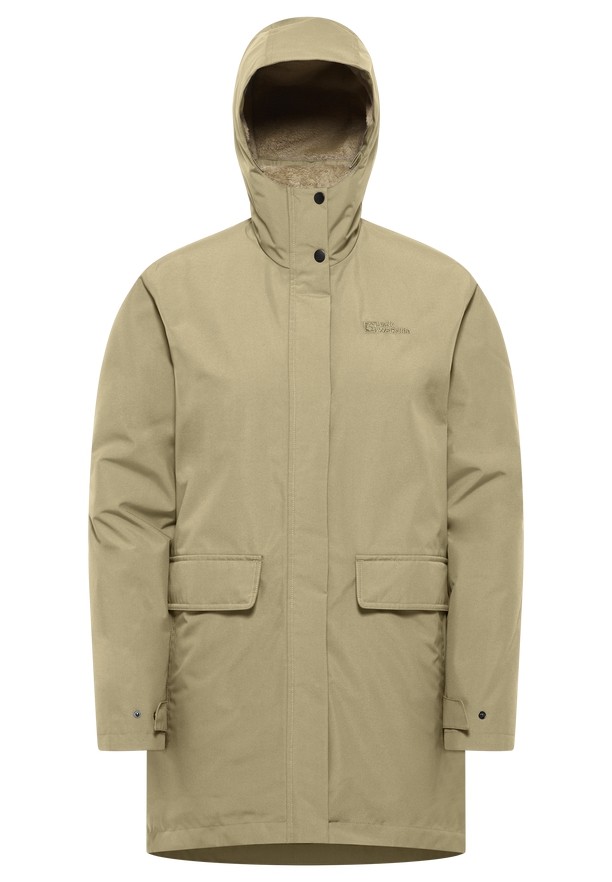 Khaki Women Jack Wolfskin Wintertor Coats | 16883106