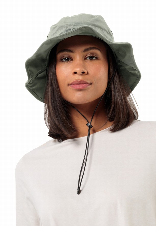 Mint Men Jack Wolfskin Mesh Bucket Hats | 23818556