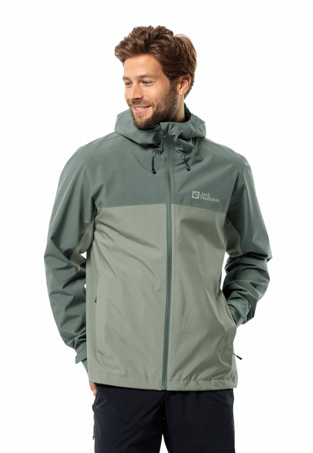 Mint Men Jack Wolfskin Weiltal 2l Rain Jackets | 76434544