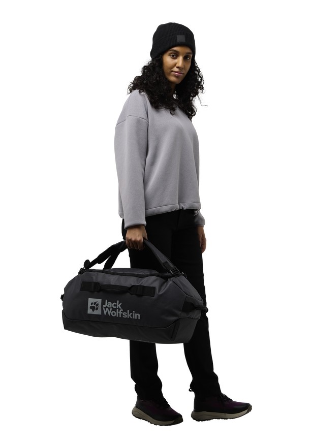 Navy Men Jack Wolfskin All-in 35 Duffle Bags | 35521495