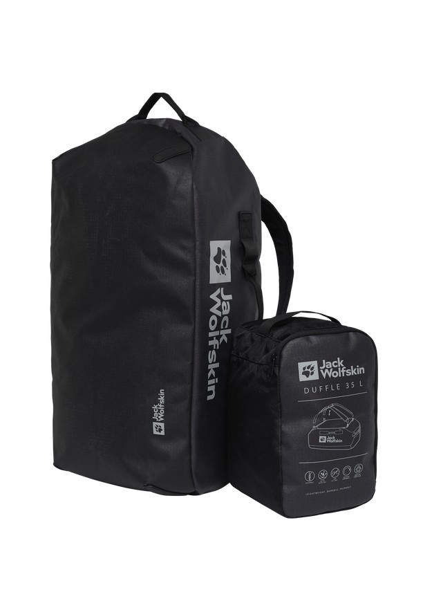 Navy Men Jack Wolfskin All-in 35 Duffle Bags | 35521495
