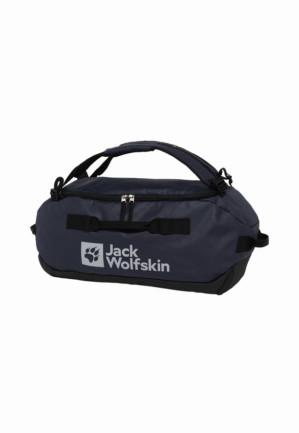 Navy Men Jack Wolfskin All-in 35 Duffle Bags | 67727198