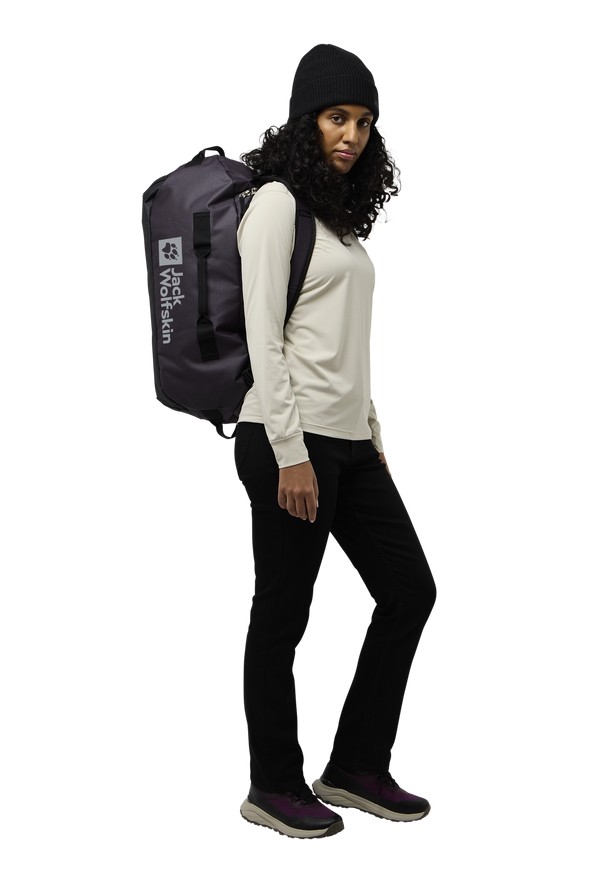 Navy Men Jack Wolfskin All-in 45 Duffle Bags | 24609983