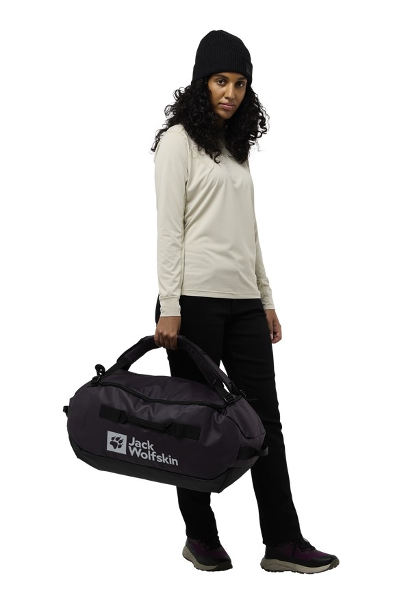 Navy Men Jack Wolfskin All-in 45 Duffle Bags | 24609983