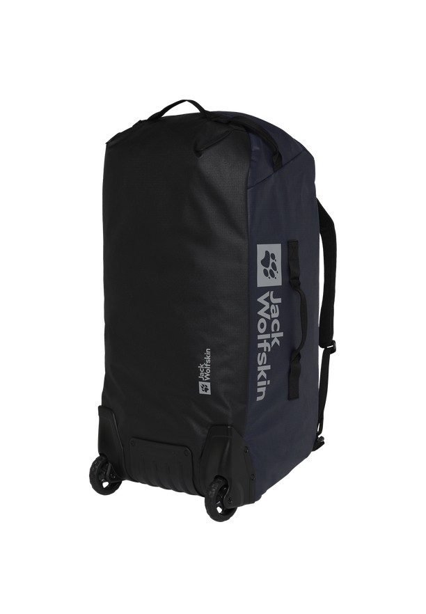 Navy Men Jack Wolfskin All-in Wheeler 90 Duffle Bags | 97777214