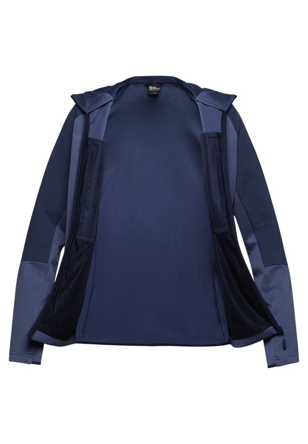 Navy Men Jack Wolfskin Alpgrat Xt Fleece Jackets | 94944155