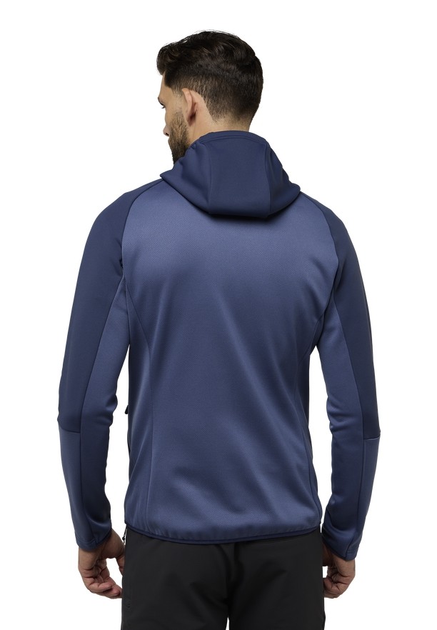 Navy Men Jack Wolfskin Alpgrat Xt Fleece Jackets | 94944155