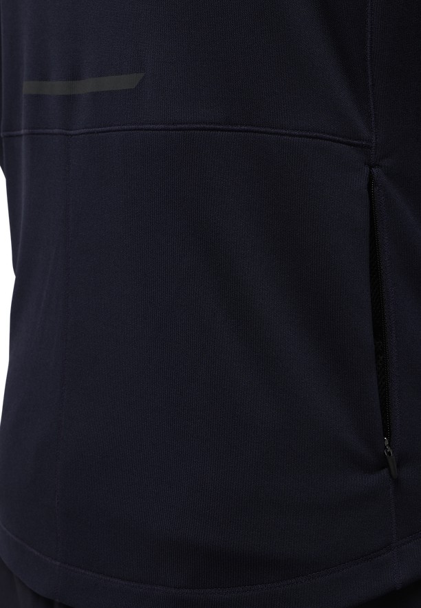 Navy Men Jack Wolfskin Bike Commute Hz T Shirts | 75610563