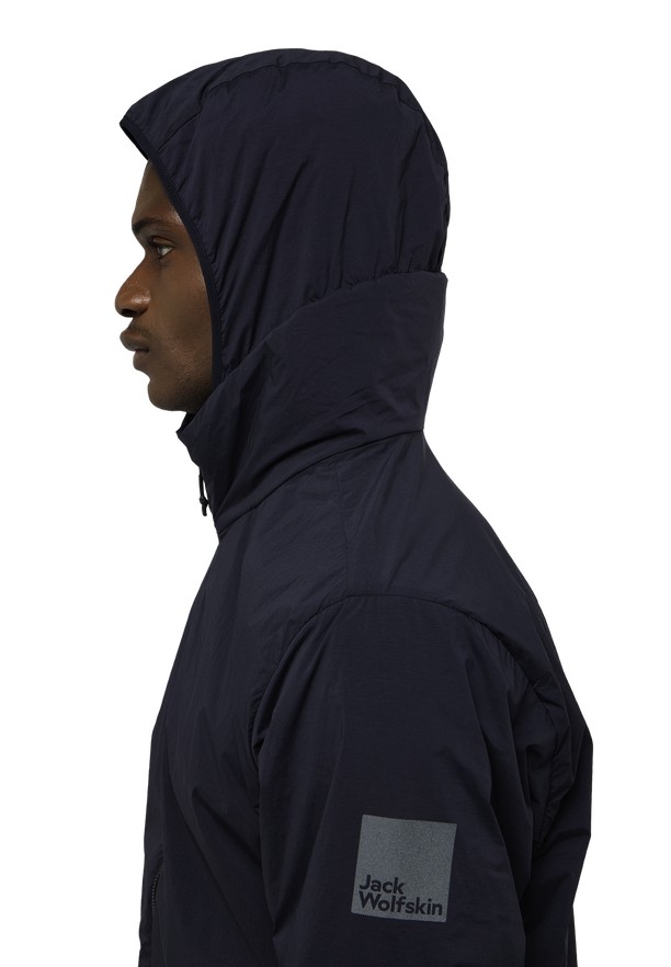 Navy Men Jack Wolfskin Bike Commute Xt Jackets | 70471954