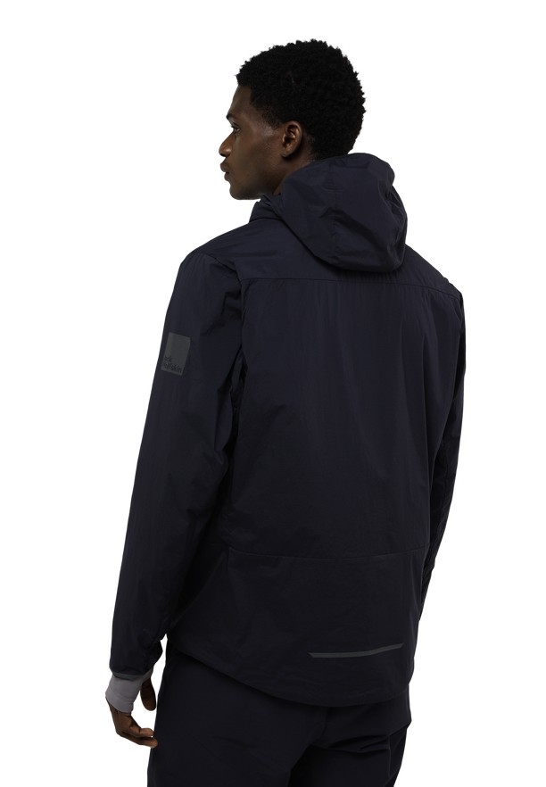 Navy Men Jack Wolfskin Bike Commute Xt Jackets | 70471954