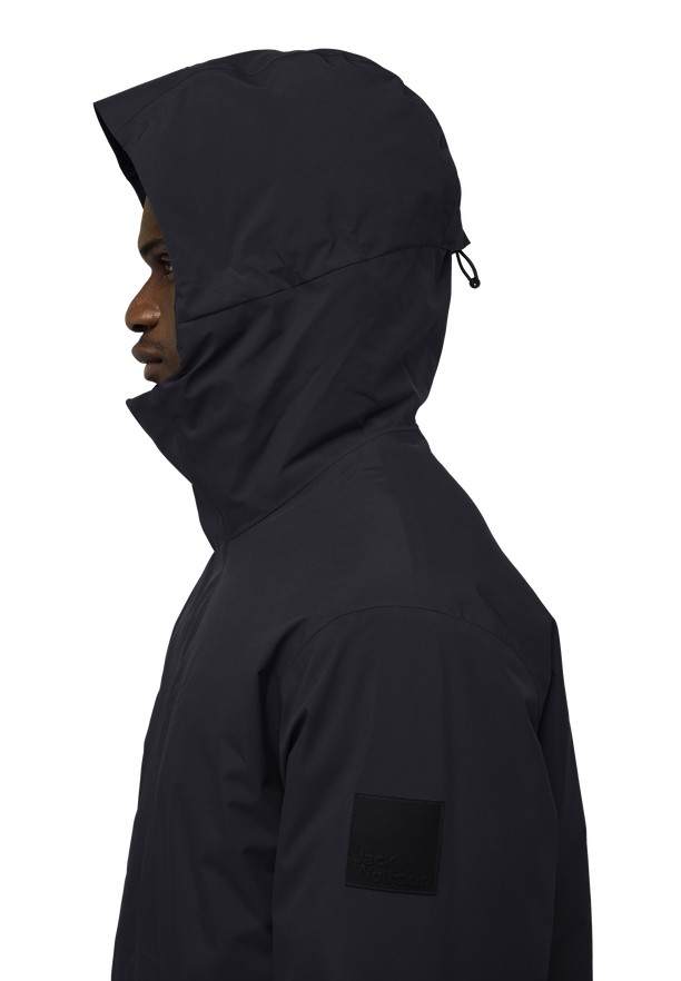 Navy Men Jack Wolfskin Brandenburger Coats | 43702491