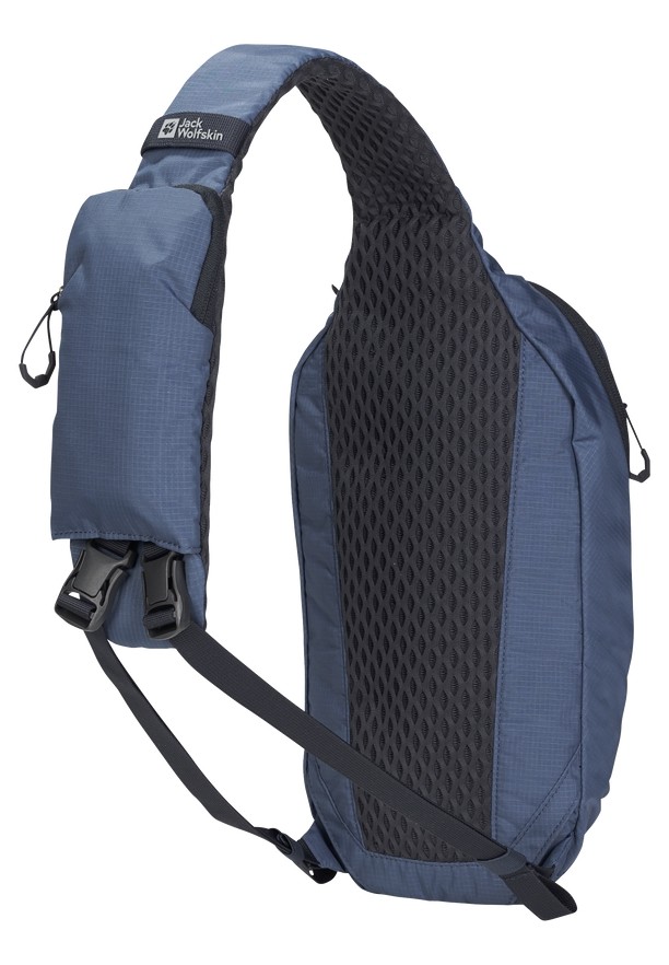 Navy Men Jack Wolfskin Cyrox Sling Shoulder Bags | 51523521