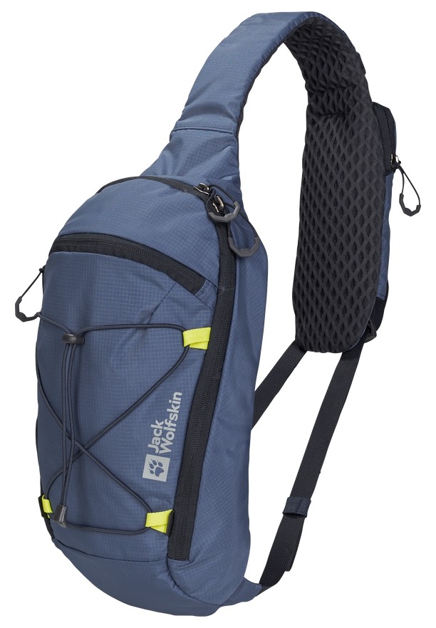 Navy Men Jack Wolfskin Cyrox Sling Shoulder Bags | 51523521