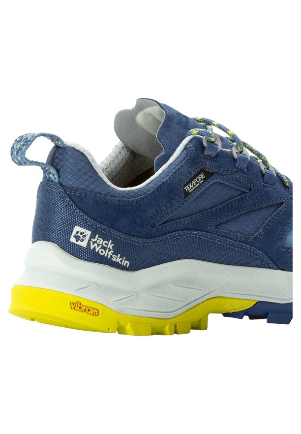 Navy Men Jack Wolfskin Cyrox Texapore Low Hiking Shoes | 99765388