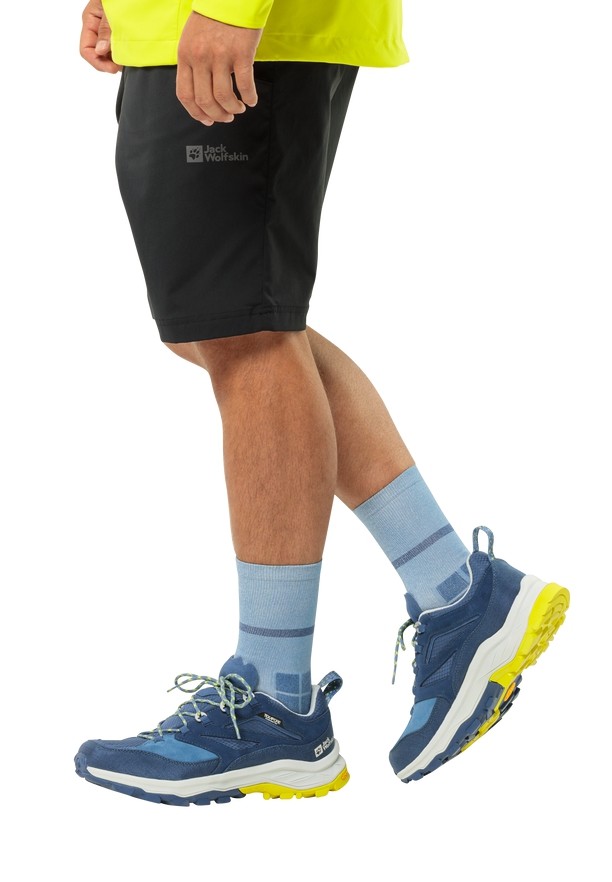 Navy Men Jack Wolfskin Cyrox Texapore Low Hiking Shoes | 99765388