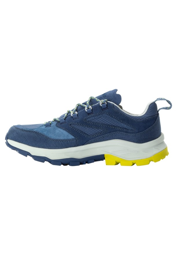 Navy Men Jack Wolfskin Cyrox Texapore Low Hiking Shoes | 99765388