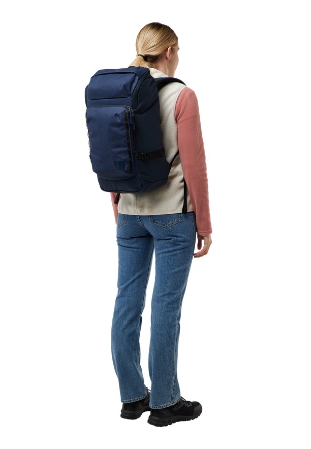Navy Men Jack Wolfskin Dachsberg Daypack | 95851429