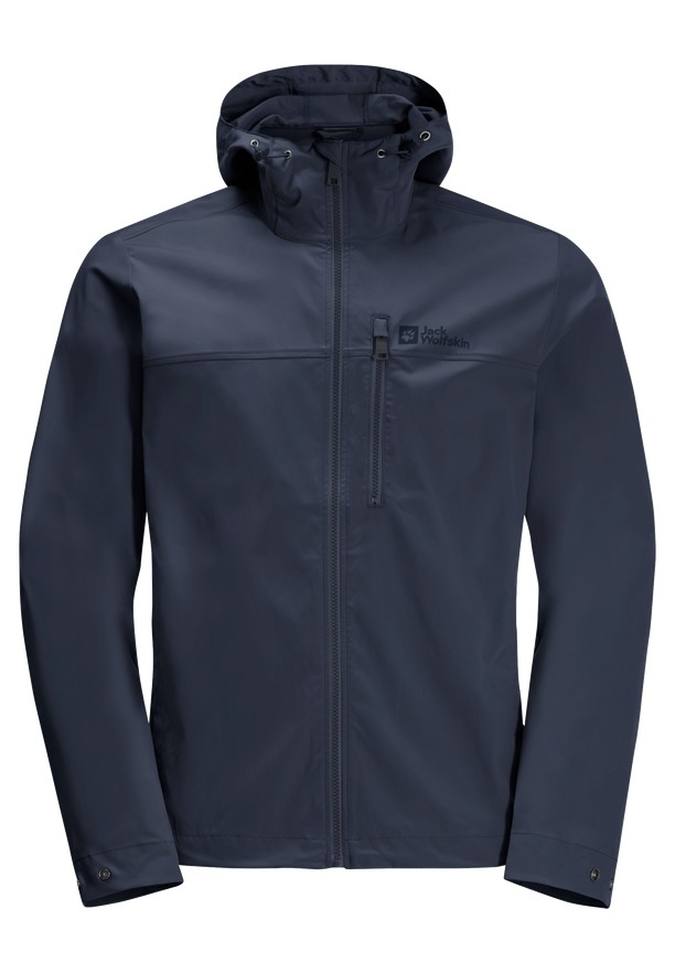 Navy Men Jack Wolfskin Desert Wind Jackets | 93098824
