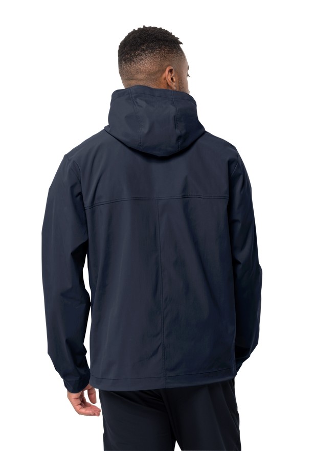 Navy Men Jack Wolfskin Desert Wind Jackets | 93098824