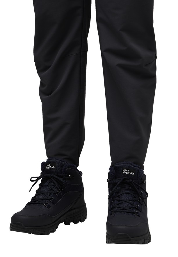 Navy Men Jack Wolfskin Everquest Texapore Mid Winter Shoes | 60266827