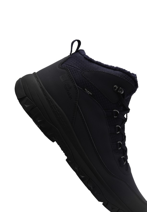 Navy Men Jack Wolfskin Everquest Texapore Mid Winter Shoes | 60266827