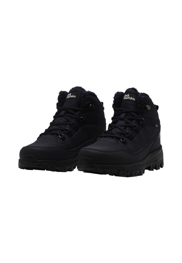 Navy Men Jack Wolfskin Everquest Texapore Mid Winter Shoes | 60266827
