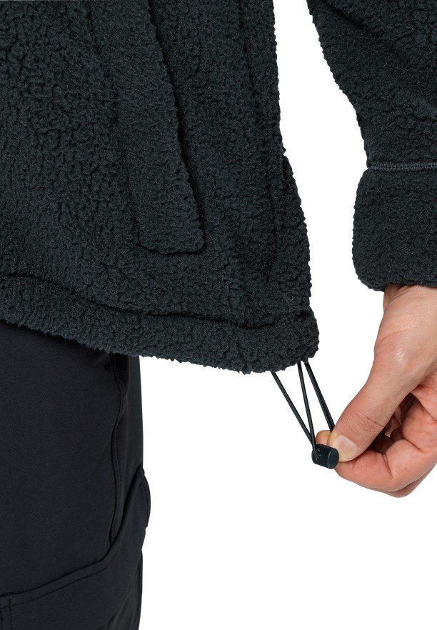 Navy Men Jack Wolfskin Felslicht Hooded Fleece Jackets | 96792596