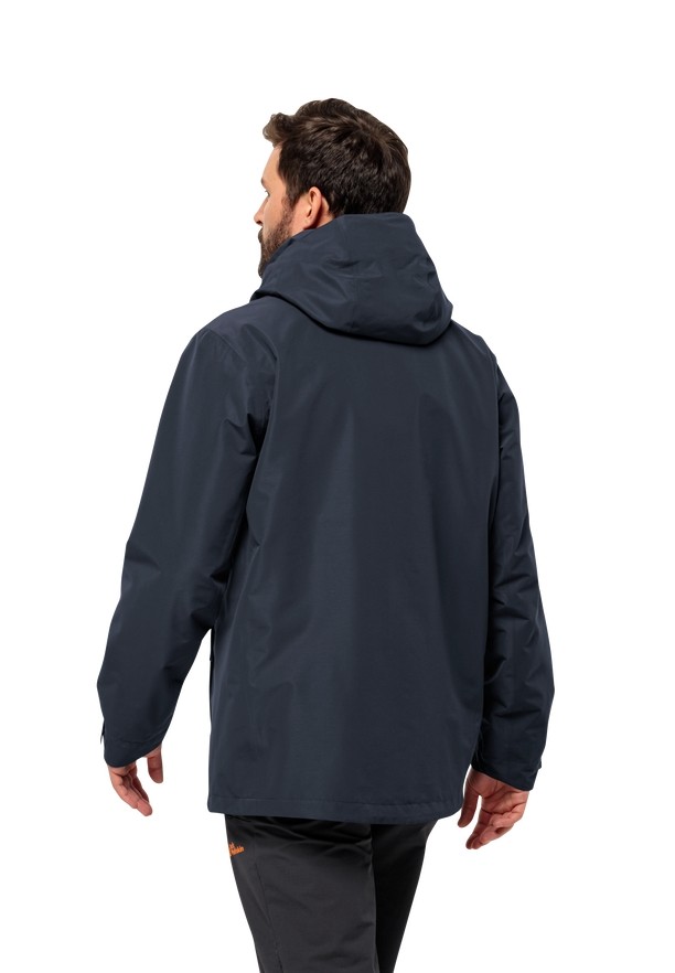 Navy Men Jack Wolfskin Fernblick 2l Jackets | 27665225