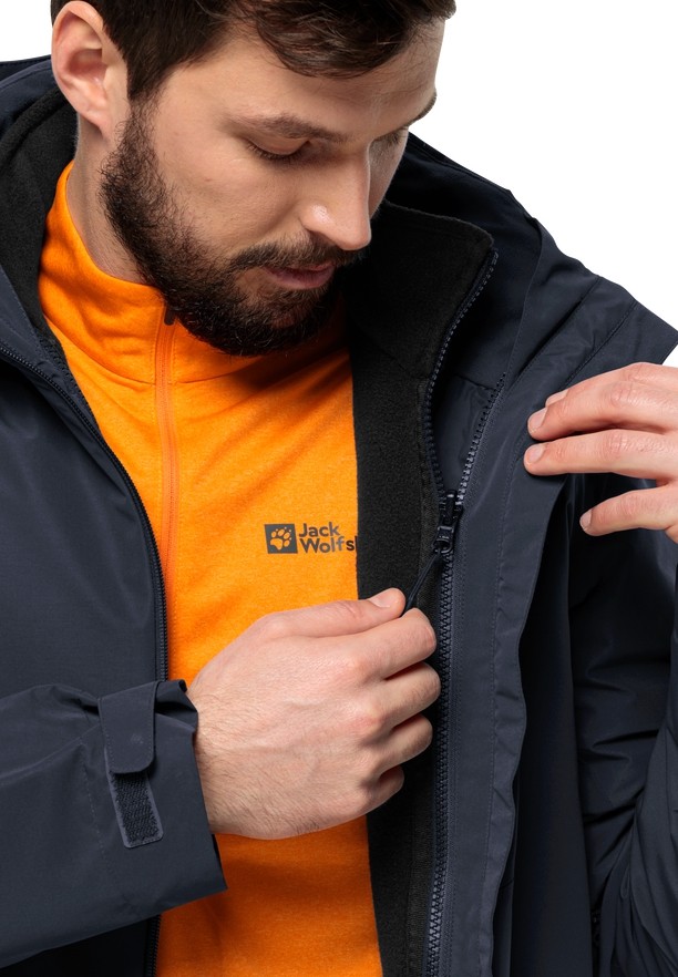 Navy Men Jack Wolfskin Fernblick 2l Jackets | 27665225