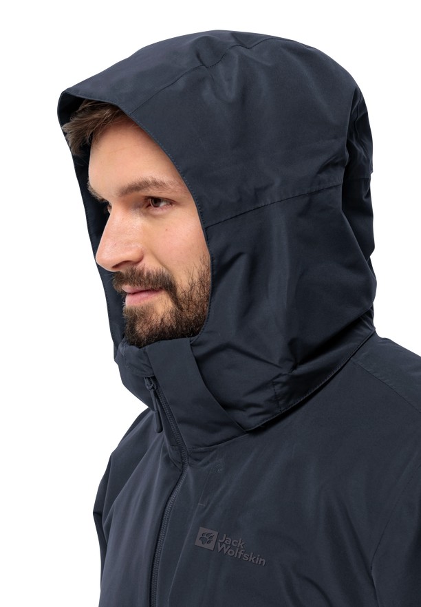 Navy Men Jack Wolfskin Fernblick 2l Jackets | 27665225