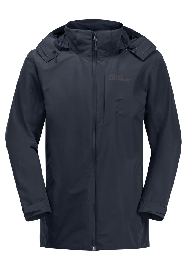 Navy Men Jack Wolfskin Fernblick 2l Jackets | 27665225