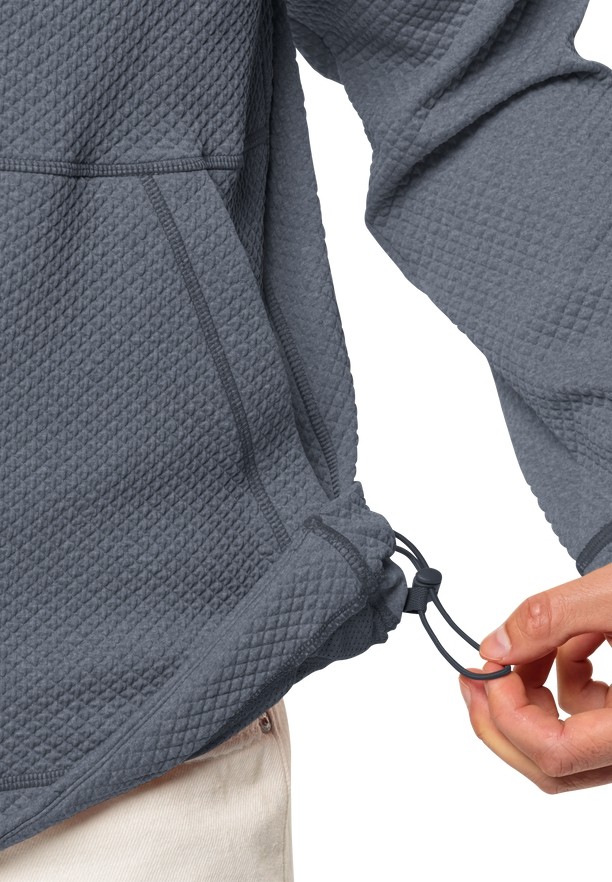 Navy Men Jack Wolfskin Fernweh Fleece Jackets | 68852543