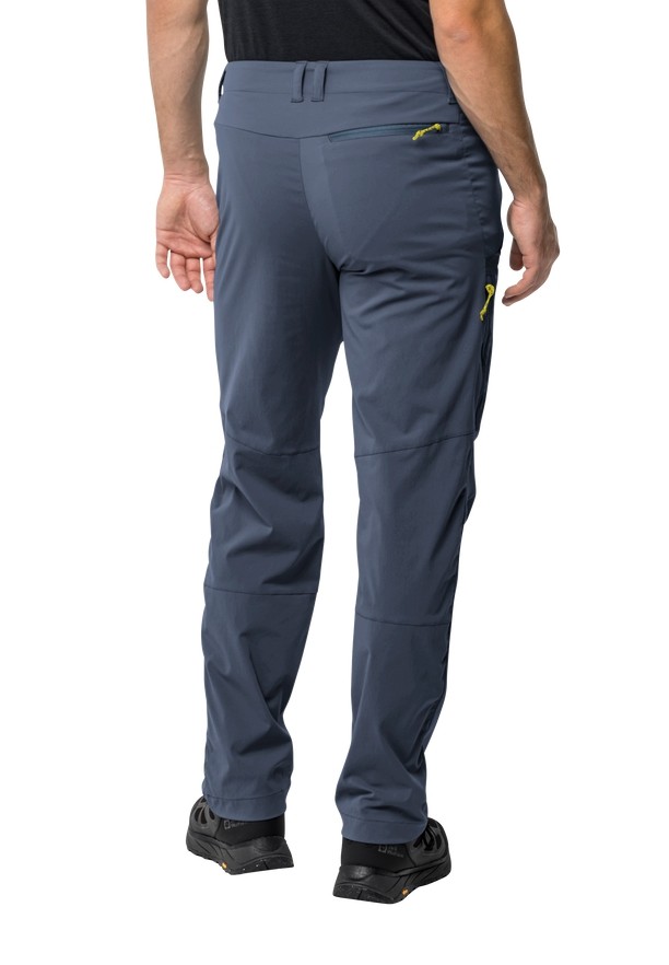 Navy Men Jack Wolfskin Glastal Hiking Pants | 97852928