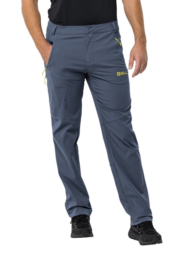 Navy Men Jack Wolfskin Glastal Hiking Pants | 97852928