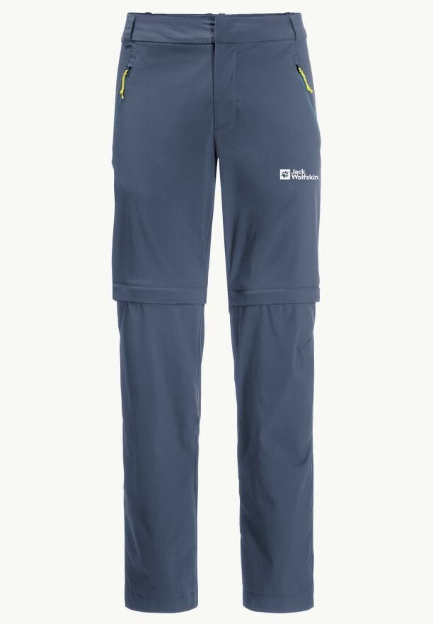 Navy Men Jack Wolfskin Glastal Zip Off Hiking Pants | 63794929