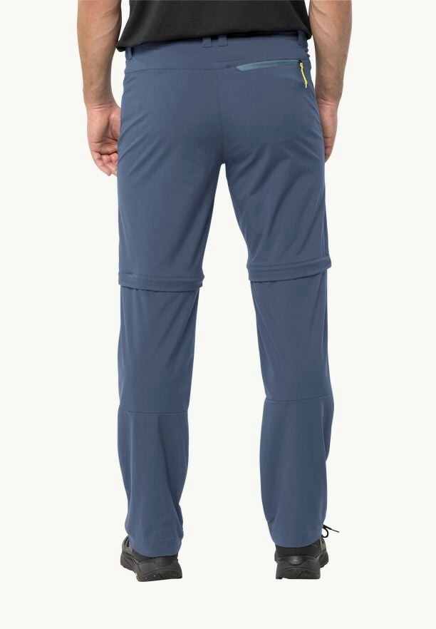 Navy Men Jack Wolfskin Glastal Zip Off Hiking Pants | 63794929